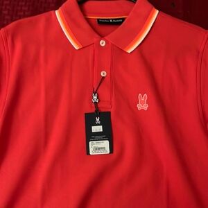 Psycho Bunny Red Polo Shirt